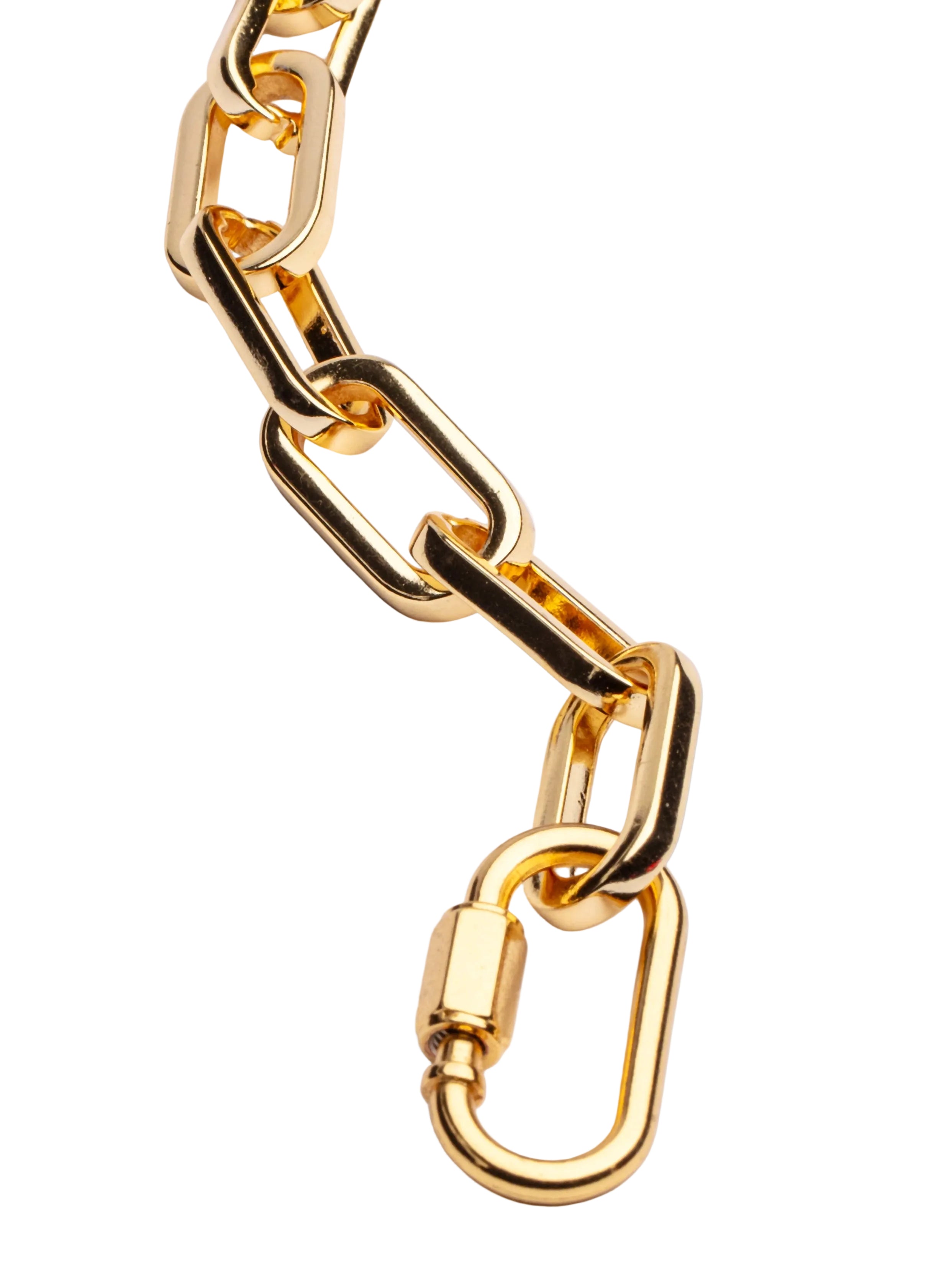 Antonia Chunky Gold Link Necklace-2