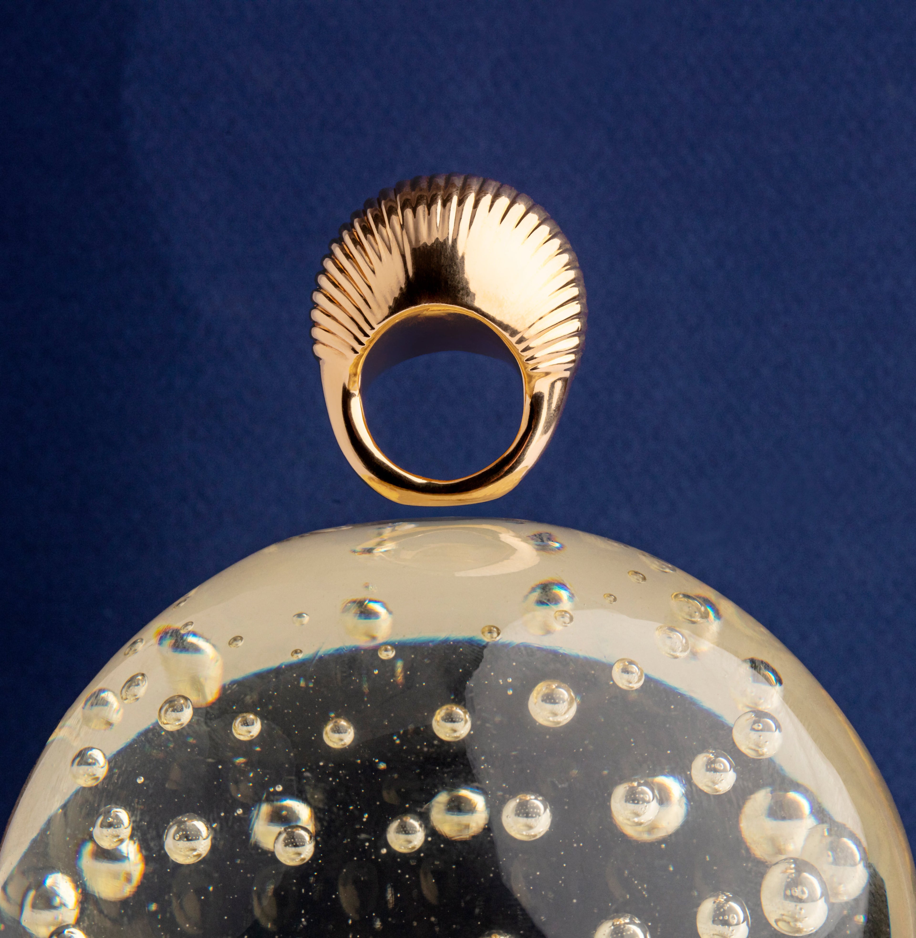 Georgia Textured Statement Ring-4