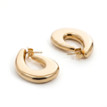Clara Chunky Gold Hoop Earrings-0