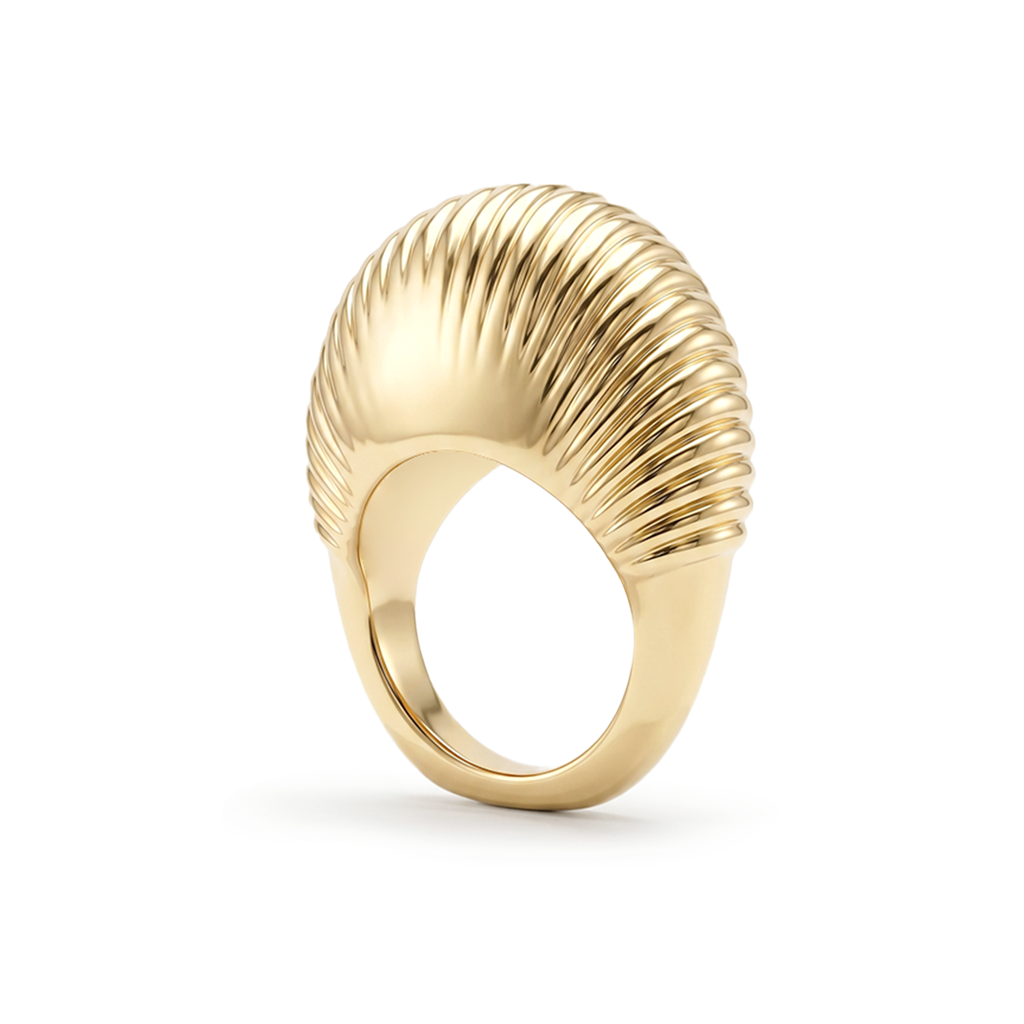 Georgia Textured Statement Ring-0